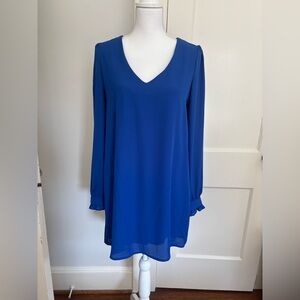 Blue Dee Elle long sleeve mini dress